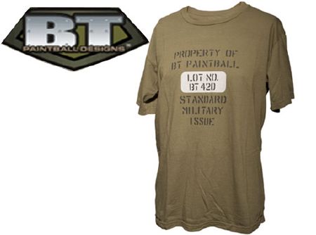 Tee-shirt BT "Property of BT-Paintball" taille XL