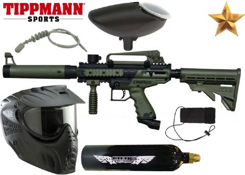 Pack Tippmann Cronus Tactical black/olive Co2