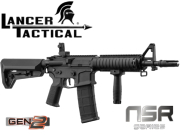 Réplique Airsoft Lancer tactical LT-02 NSR G2 M4 CQBR Black Pack complet 1J