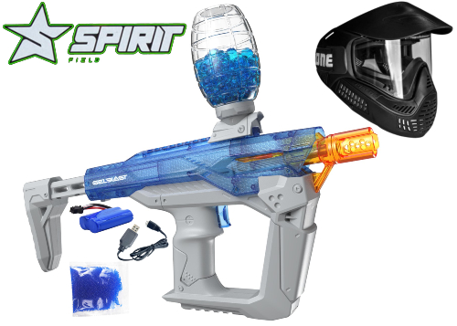 Package Gel Blaster Spirit Tactical Blue + 15000 billes offertes