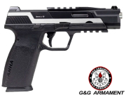 Réplique Airsoft G&G PIRANHA TR SILVER gaz GBB