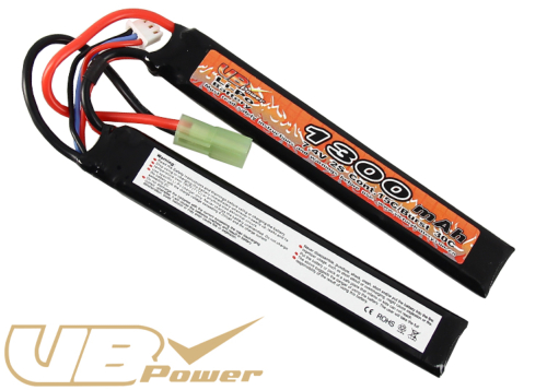 Batterie LIPO BO Manufacture 2 stick 2S 7.4V 1300mAh 25C