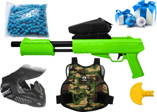 Pack de Noël Field Blaster lime + 1000 billes