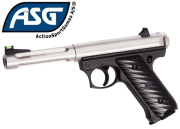 Réplique Airsoft ASG MKII Co2 Full Metal Black Silver GNB Co2