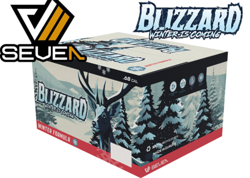 Lot de 3 cartons de 2000 Billes Seven Blizzard Winter