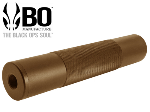 Silencieux aluminium BO Manufacture 190mm 14mm CWE FDE 