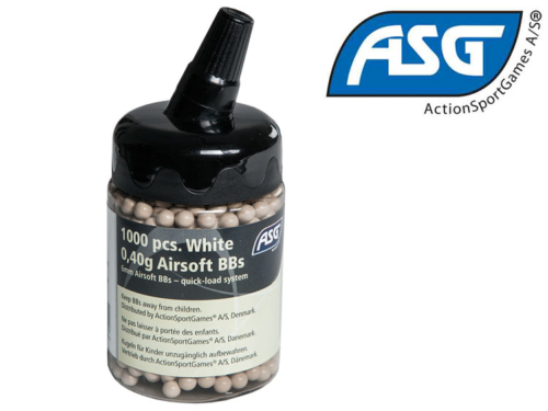 Billes Airsoft ASG Accuracy white 0.40g / 1000