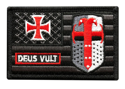  Patch - Deus Vult Black/Red V2