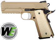 Réplique Airsoft WE Hi-Capa Desert Warrior 4.3 gaz GBB