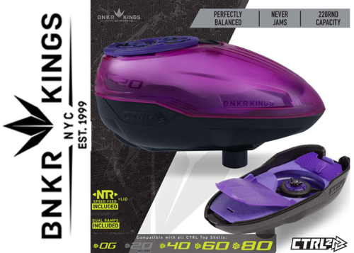 Bunker Kings CTRL2 Crystal Purple Black + spring ramp + speed feed NT-R