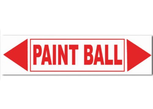 Panneau fléché "paintball"