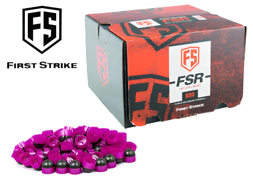 Carton de 600 billes First Strike smoke pink / pink