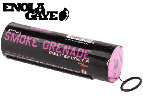 Fumigène Enola Gaye WP40 à goupille rose