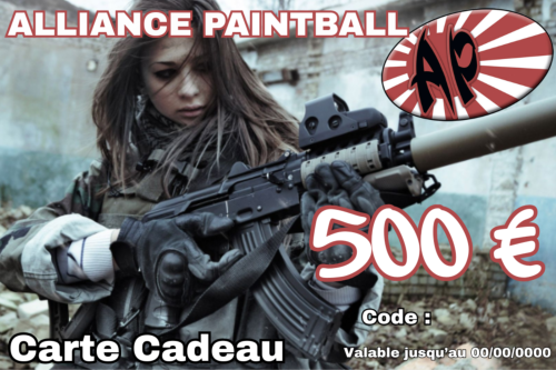 Chèque cadeau 500 €