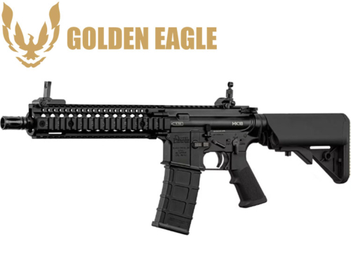 Réplique Airsoft GBBR Golden Eagle MK18 Daniel Defense black