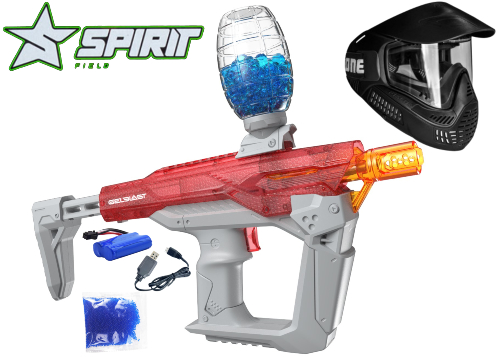 Package Gel Blaster Spirit Tactical Red + 15000 billes offertes