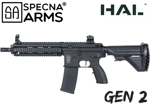 Réplique Airsoft Specna Arms FLEX SA-F06 Gen 2 HAL ETU Black