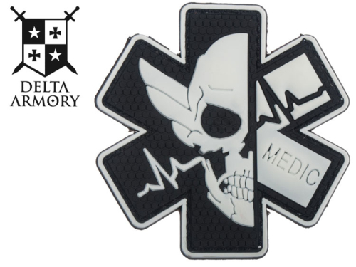  Patch -  Delta Armory Medic Skull Glow in the dark