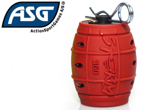 Grenade airsoft à gaz ASG Storm 360 Red