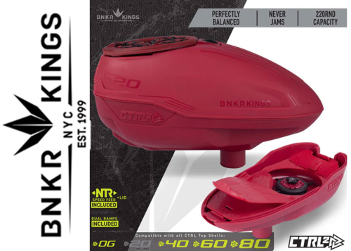 Bunker Kings CTRL2 Dark Red + spring ramp + speed feed NT-R