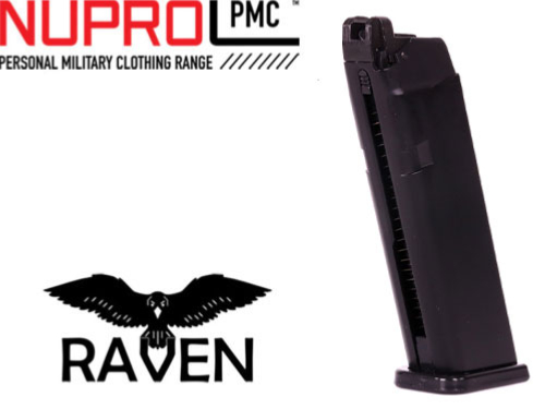 Chargeur GBB Gaz Raven EU17 Type Glock
