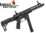 Réplique Airsoft Lancer Tactical LT-35 Gen2 9mm Battle-X PDW Black 1,0J