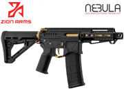 Réplique Airsoft Zion Arms R15 mod Garde main court Black/Gold