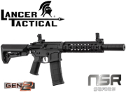 Réplique Airsoft Lancer tactical LT-15 NSR GEN2 12" Black Pack complet 1J