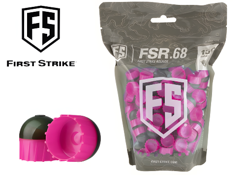 Sachet de 150 billes First Strike smoke pink / pink