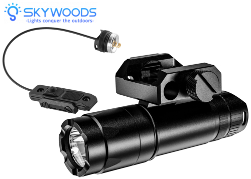 Lampe tactique LED Skywoods Picatinny 570 Lumens Black