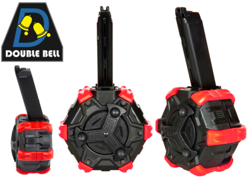 Chargeur Drum Double Bell airsoft pour GBB Assassin AAP01 et G17