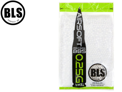 Billes Airsoft BLS 0.25g Blanche / 1 kg