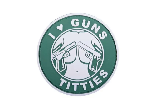 Patch Titties Green/White