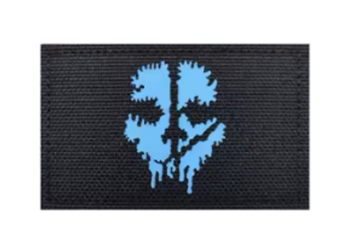 Patch Ghost Black Blue