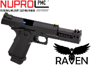 Réplique Airsoft Nuprol Raven Hi-Capa Hex-Comp black gaz GBB