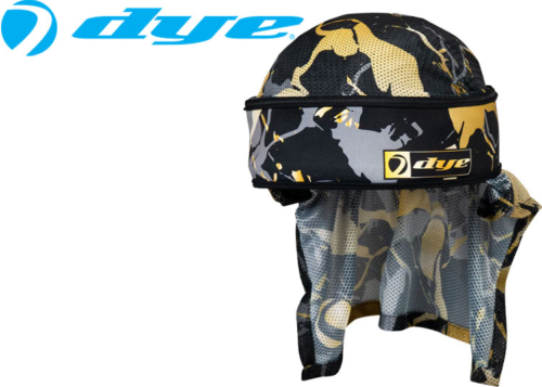 Head Wrap Dye X Halo marbled gold