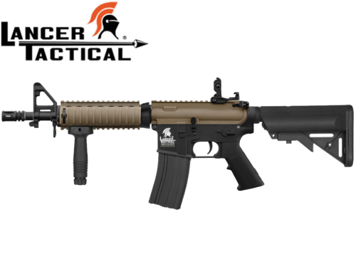 Réplique Airsoft Lancer tactical New LT-02 G2 M4 CQBR Black/Tan