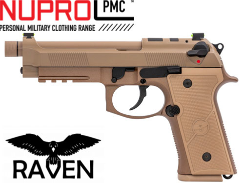 Réplique Airsoft Nuprol Raven R9-4 gaz GBB Tan 1J 