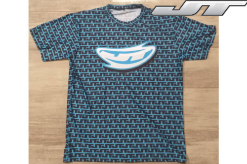 Tee-shirt JT Allover Cyan taille L